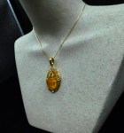 italy amber pendant